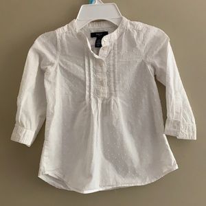 GAP kids boho buttoned long sleeve blouse- Size XS (4-5)